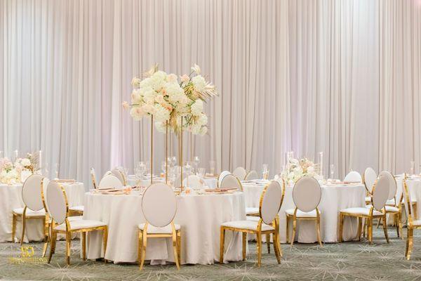 Luxury draping, luxury chairs & much more rentals