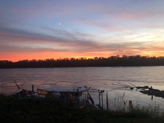 Coopers Landing sunset