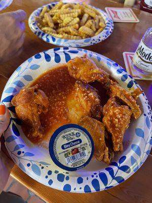 Hot Garlic Parm Wings