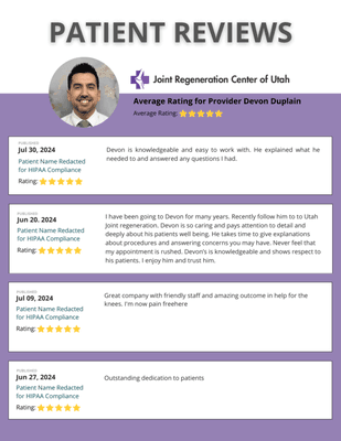 Patient Reviews of Provider Devon Duplain, PA-C