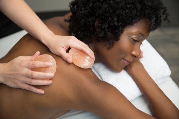 Himalayan salt stone massage