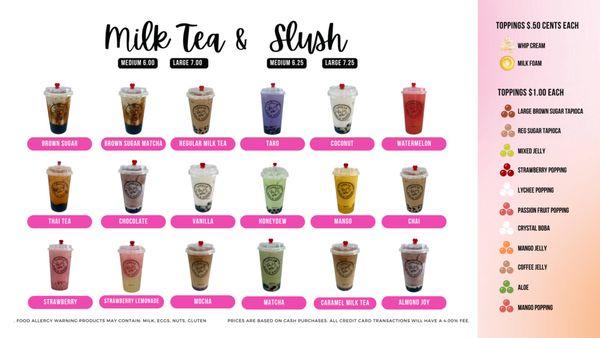 Check out our variety of  flavors!