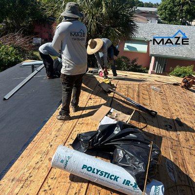 New shingle roof in Delray Beach, FL.