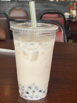 Peach Milk Tea Boba