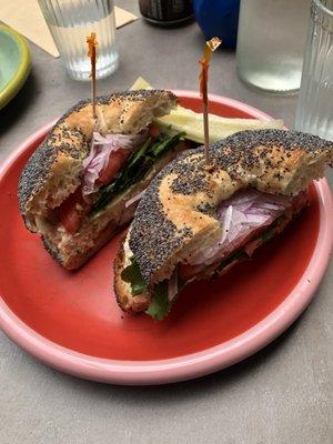 Whitefish Salad on Bialy