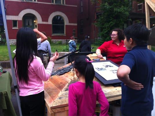 Roof shingle demo