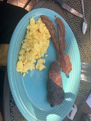 Steak and Eggs plate that hilariously costs 14.50