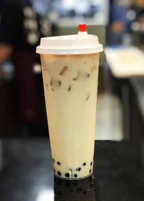 classic bubble milk black tea.( non-dairy milk powder & black tea & sugar n bubble.)