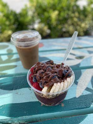 Smoothie Bowl with Nutella!