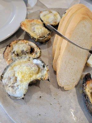 oysters grilled with butter