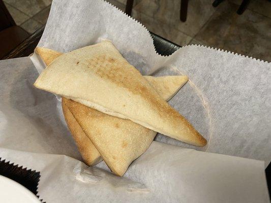 Fresh baked pita bread