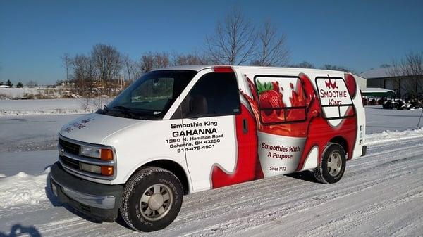 Got our 1st wrapped van back from Paradise Graphix. Second one is getting done now! Love their work in Germantown, Ohio!