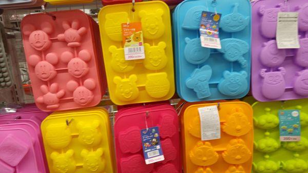 Disney silicone cake molds!