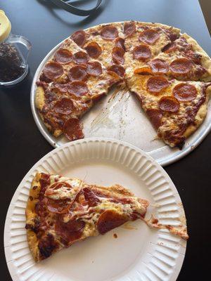 Pepperoni pizza