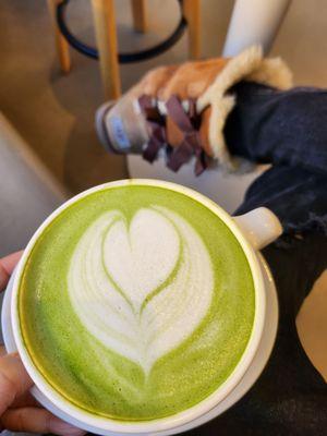 My jam creamy matcha latte daily $$$ 12/16/23