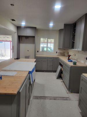 The Cabinets in my new Kitchen