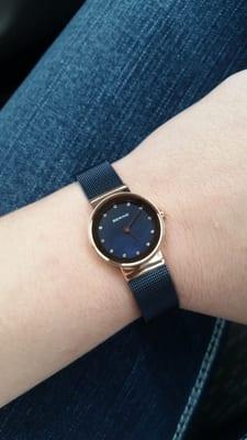 Awesome new Bering watch - Rose gold & Navy