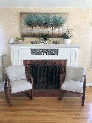 Our fireplace is always a favorite!