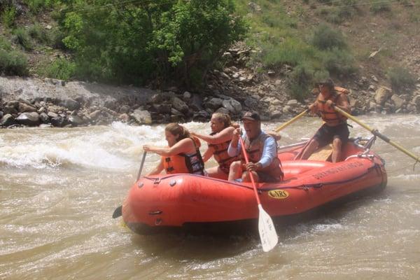 Paddle faster. I hear banjo music.