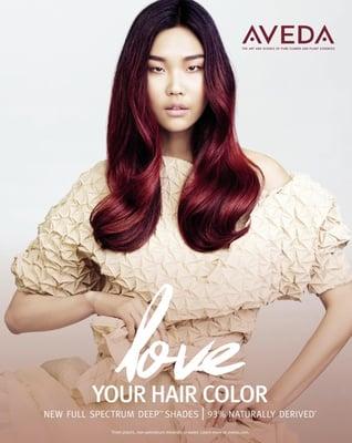 Experience Aveda color at Distinctive Salon and Spa.