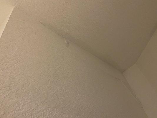 Soaked ceiling. No repair