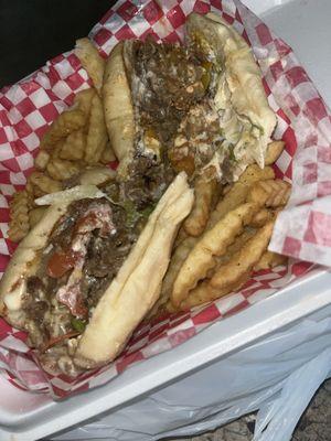 Cheesesteak top tier