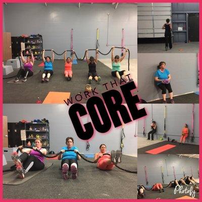 A peek at one of our core workouts!