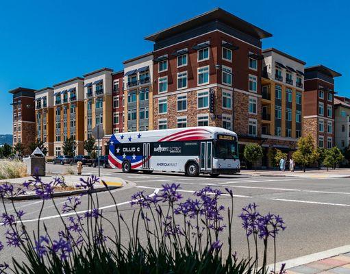 Hutchinson Metro Center #49, #50, #51, #52, #53 and #54 6 buses is 2025 Gillig Battery Electric Bus