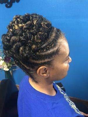 Natural Hair Updo