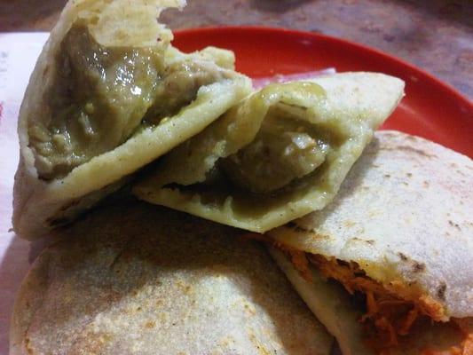 gorditas!  hand made tortillas and all of their own ingredients