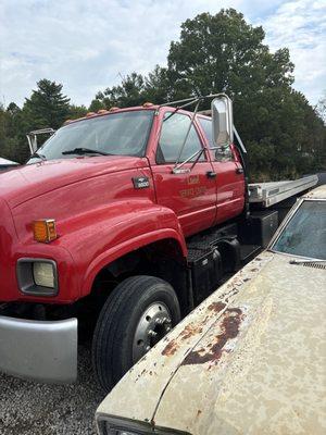 We have a 4 door rollback for hauling extra people during a tow.