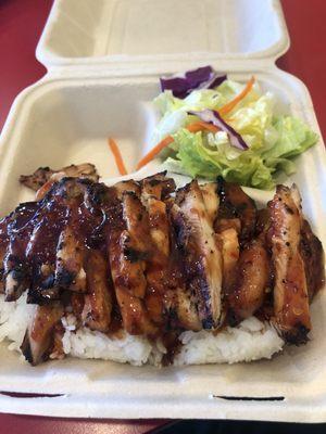 Got the lunch special it was the best teriyaki I've had in awhile. Spicy and sweet. Salad dressing was super light but overall good.