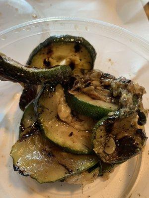 Roasted zucchini