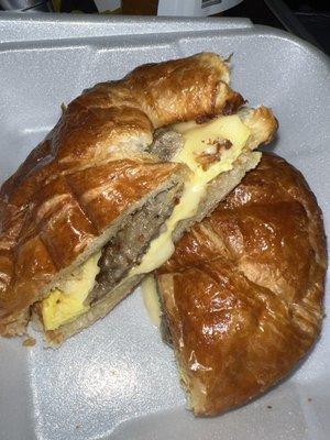 Breakfast croissant