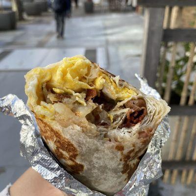 6. Breakfast Burrito w/ bacon