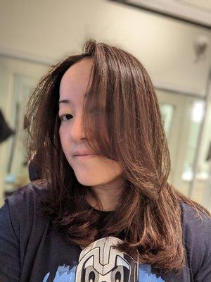 Haircut, highlight and blow out by Valorin 5/5