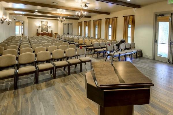 The Chapel at our main location in Laguna Hills