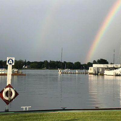 After the storms rainbows have to keep looking for the unicorns