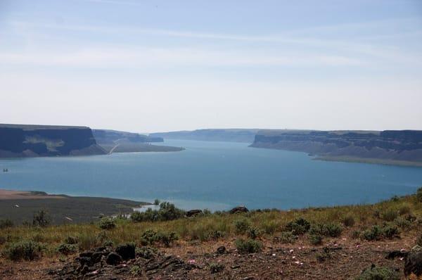 south Banks Lake from Steamboat Rock.