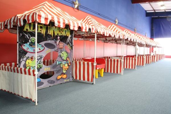 Games shown: Carnival Tents and Games