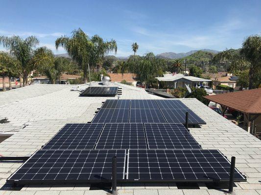 PV Panel Installation in a Residential. March 2017