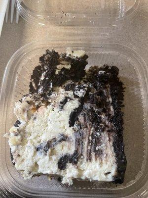 Oreo Cheesecake Slice