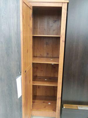 Nice pantry. Could also work as a dresser for my son. jeans and shorts. Bins for socks would fit.