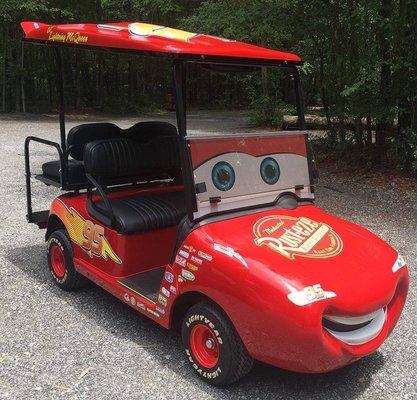 Lightning McQueen races around Port A, adding even more fun to your family vacation!