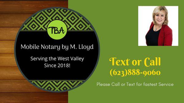 Mobile Notary by M Lloyd  Call or text for the fastest service!