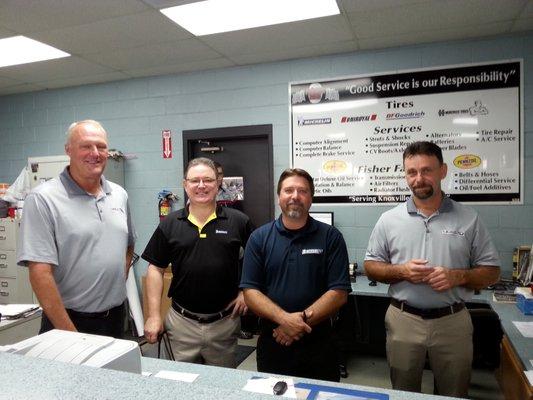 Staff at Fisher Tire Farragut