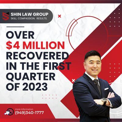 Over 4 million reasons why you need to work with the best personal injury law firm in 2023!