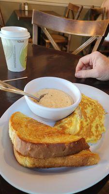 Omelet, grits, and toast, anyone?