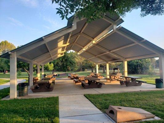 Large covered picnic area