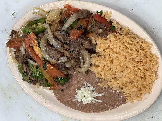 Bistec ranchero! Steak ranchero